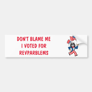 Political Bumper Sticker Autoaufkleber