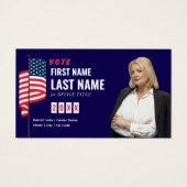 Political Candidate Election Campaign Personalized (Vorderseite)