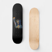 Political Protest liberty  Skateboard (Vorderseite)