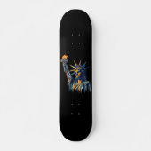 Political Protest liberty  Skateboard (Vorne)