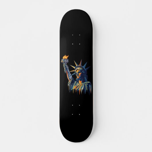 Political Protest liberty  Skateboard (Vorne)