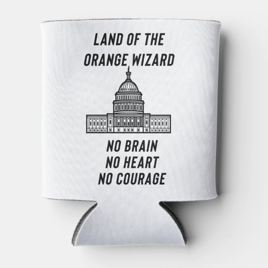 Political Satire: The Orange Wizard’s Capitol Dosenkühler (Vorderseite)
