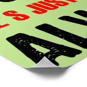 Politically Correcdad Always Right Poster Sign (Ecke)
