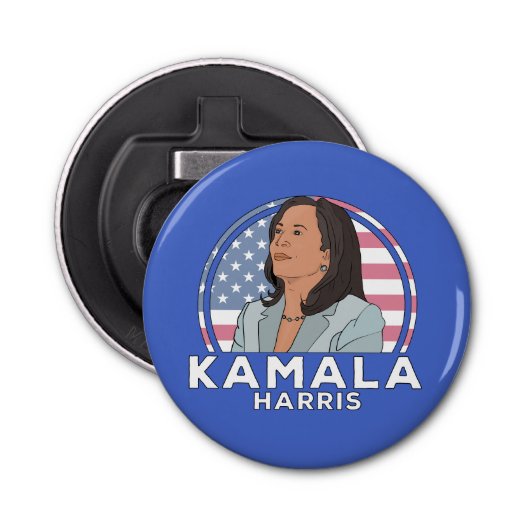 Politics Kamala Harris Flaschenöffner (Vorderseite)