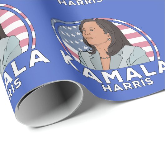 Politics Kamala Harris Geschenkpapier (Rolleneckpunkt)