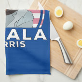 Politics Kamala Harris Geschirrtuch (Viertel Falte)