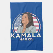 Politics Kamala Harris Geschirrtuch (Vertikal)