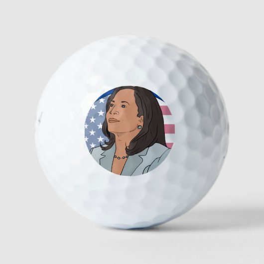 Politics Kamala Harris Golfball (Vorderseite)