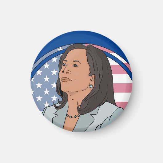Politics Kamala Harris Magnet (Vorne)