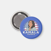Politics Kamala Harris Magnet (Vorderseite/Rückseite)