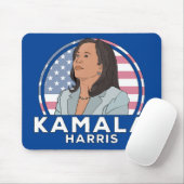 Politics Kamala Harris Mousepad (Mit Mouse)