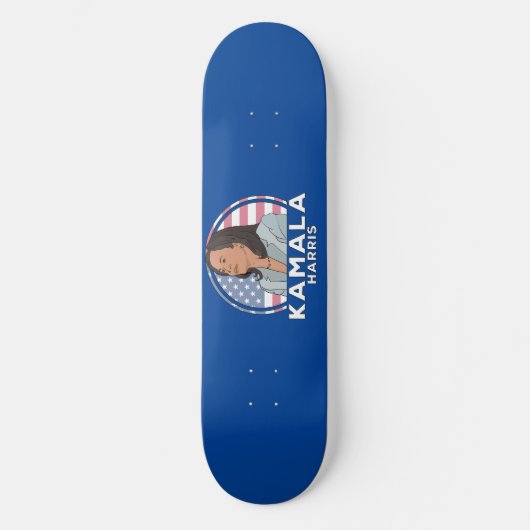 Politics Kamala Harris Skateboard (Vorderseite)