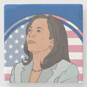 Politics Kamala Harris Steinuntersetzer