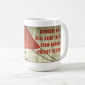 PoliticsForum.org: "Kamerad Stalin führt uns " Kaffeetasse (VorderseiteRechts)