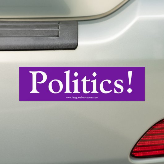 "Politik" Autoaufkleber (Auf Auto)
