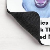 Politik grenzt Collie an die Truth Mouse Pad Mousepad (Ecke)
