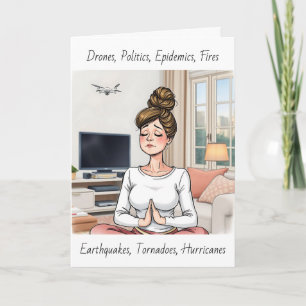 Politik, Krankheit, Natur, verrückte Zeiten Karte