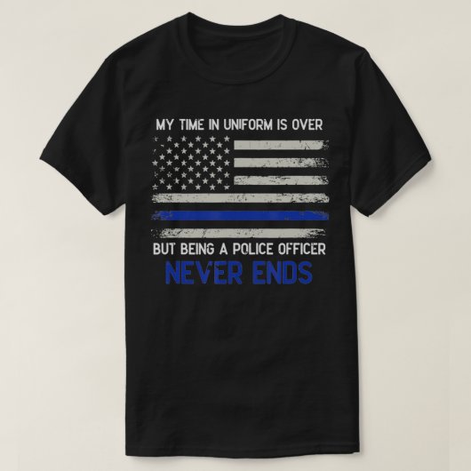POLITIK Meine Zeit in Uniform ist vorbei T-Shirt (Design vorne)