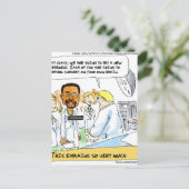 Politik: Nimmt es Operation des Gehirns? Postkarte (Stehend Vorderseite)