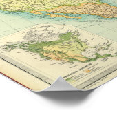 Politik Nordamerikas Poster (Ecke)