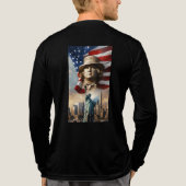Politik of USA Tri-Blend Shirt (Rückseite)