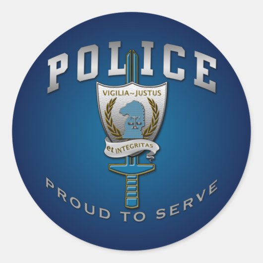 POLITIK RUNDER AUFKLEBER (Vorderseite)