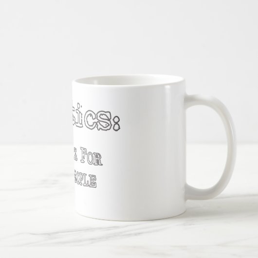 Politik: Showgeschäft für hässliche Kaffeetasse (Rechts)