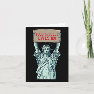 Politik Spaß Freiheitsstatue Karte