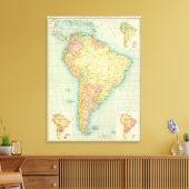 Politik Südamerikas Leinwanddruck (Insitu (Wohnzimmer))