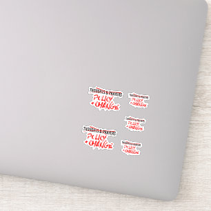 Politik und Wandel jetzt Aufkleber
