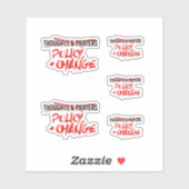 Politik und Wandel jetzt Aufkleber (Blatt)