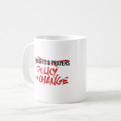 Politik und Wandel jetzt Kaffeetasse (Vorderseite Links)