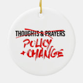 Politik und Wandel jetzt Keramik Ornament (Hinten)