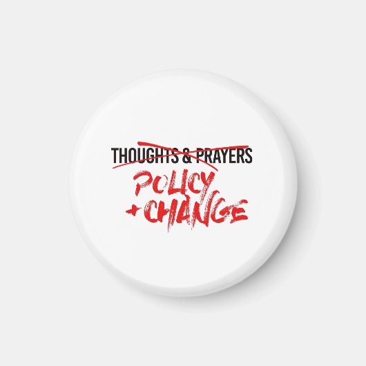 Politik und Wandel jetzt Magnet (Vorne)