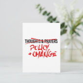 Politik und Wandel jetzt Postkarte (Stehend Vorderseite)