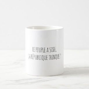 Politik Volk Apéro Zitat Lustig Französisch Kaffeetasse