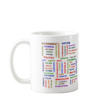 Politik - Word-Tasse