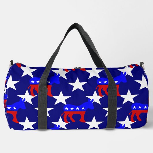Politiker-Esel-Stars Duffle Bag (Vorderseite)