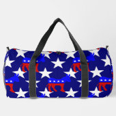 Politiker-Esel-Stars Duffle Bag (Rückseite)