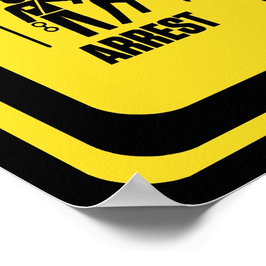 Politiker warnen Poster (Ecke)