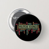 Politikwissenschaft Button (Vorne & Hinten)