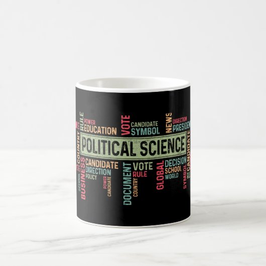 Politikwissenschaft Kaffeetasse (Mittel)