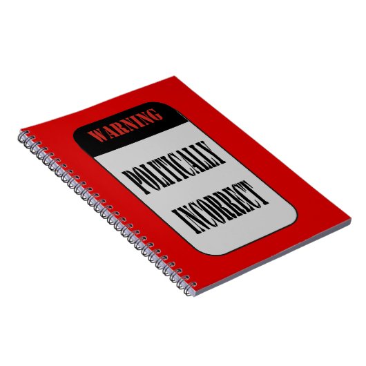 Politisch falsch notizblock (Rechte Seite)