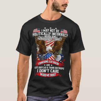 Politisch Inkorrekt Gott segne Amerika T-Shirt