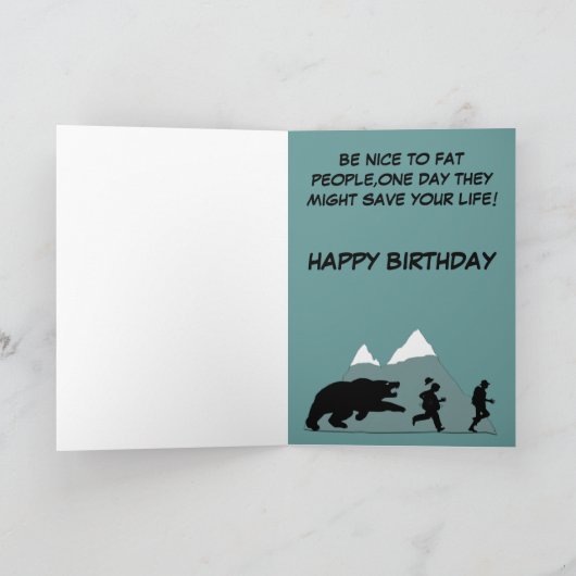 Politisch inkorrekter Geburtstag Karte (Innenseite)