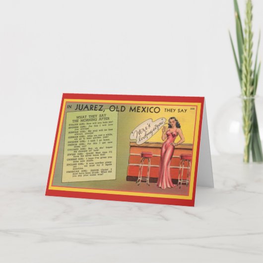 Politisch inkorrekter Valentinstag Feiertagskarte (Vorderseite)