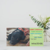 Politisch korrekte feiertagskarte (Stehend Vorderseite)