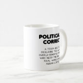 Politisch korrekte lustige Tasse (VorderseiteRechts)