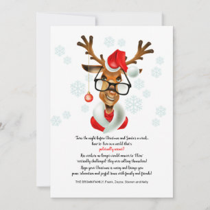 Politisch korrekte Weihnachtsgrußkarte Feiertagskarte