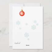 Politisch korrekte Weihnachtskarte Feiertagskarte (Rückseite)